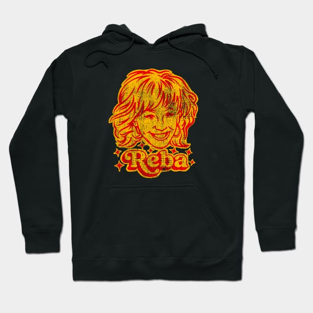 reba mcentire distressed Hoodie by barbados